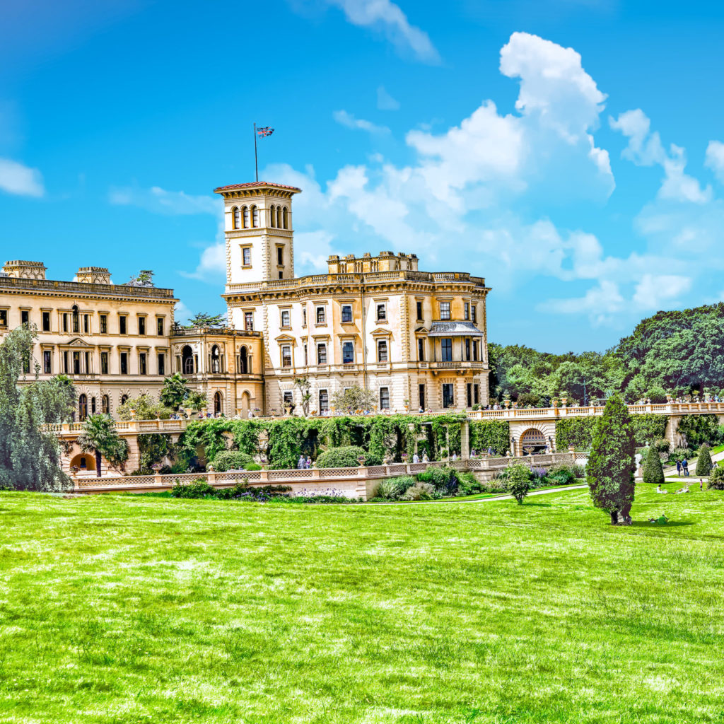 Osbourne House in East Cowes, Isle of Wight